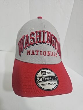 Mens Washington Nationals Baselball New Era Fitted Hat Cap Small Medium